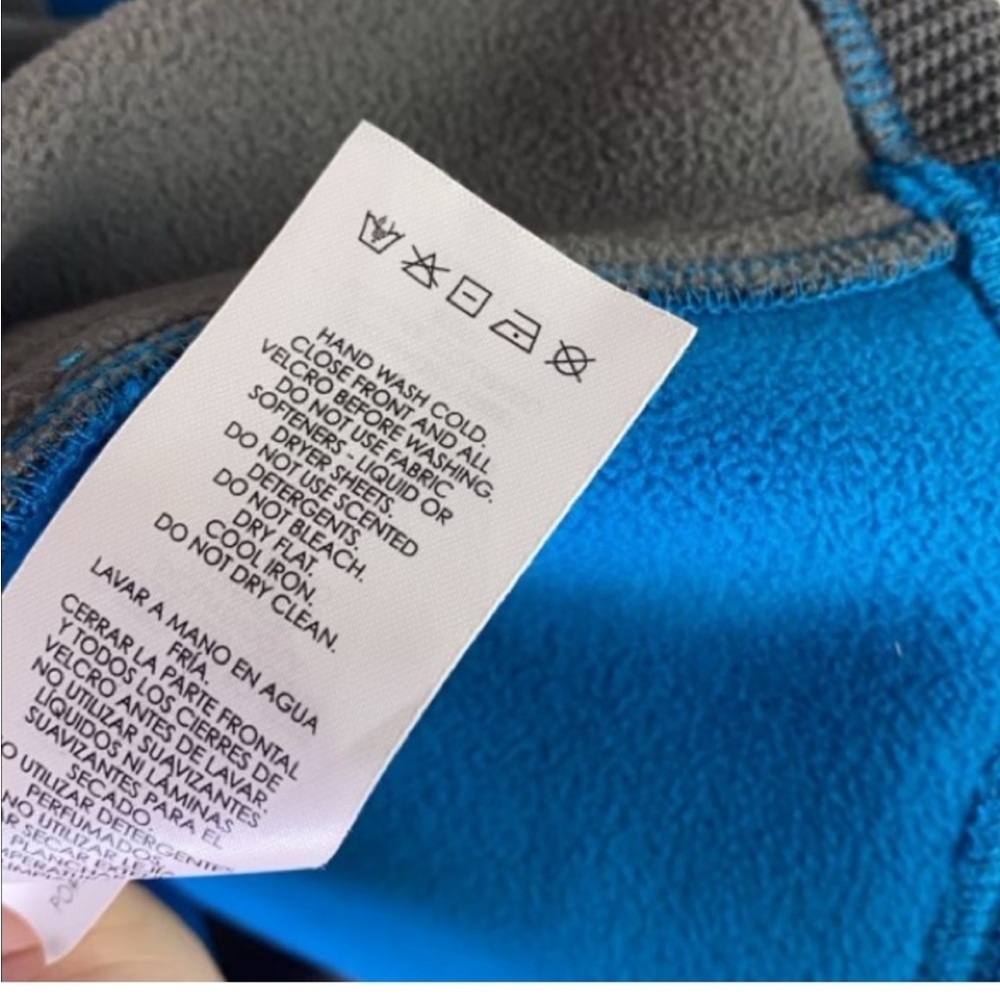 SPYDER Foremost Full Zip Medium Weight Sweater Jacket in Blue/Gray Size Medium - Picture 8 of 10